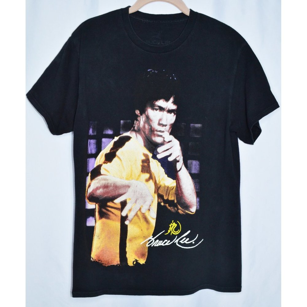 Bruce Lee Martial Artist Graphic Tee Black Size M